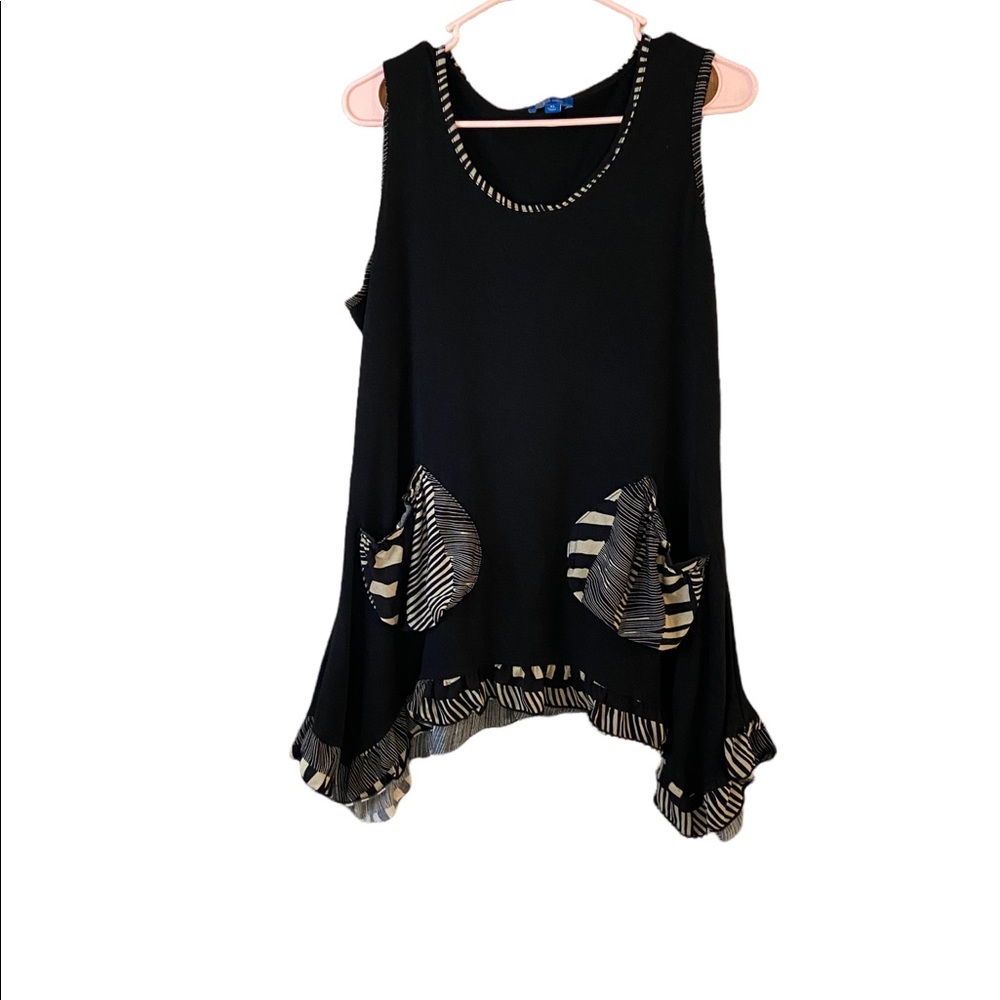 Aster by Firmiana - fun long sleeveless blouse/dress - Picture 1 of 1